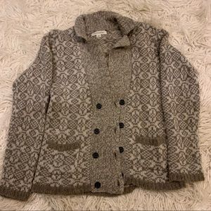Banana Republic Double Breasted Wool Sweater